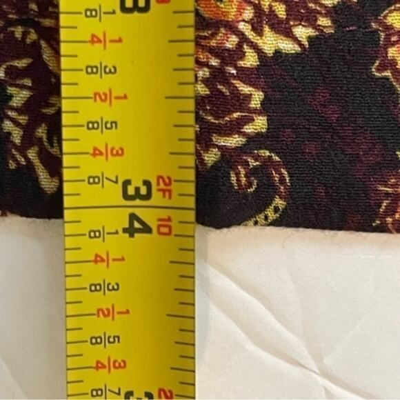 J Jill Paisley Black Brown Boho Forest Fairy Drop Waist Dress NWOT Size L - Picture 13 of 13